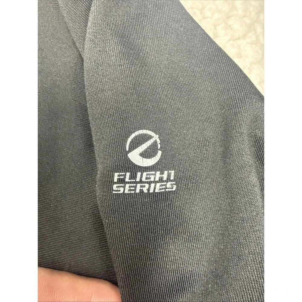 North Face Flight‎ Series Black 1/2 Zip-Up Fleece Pullover Men's Large Nice EUC